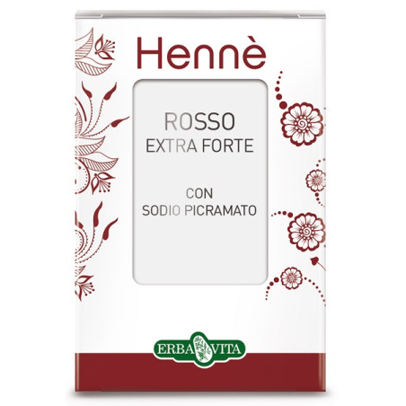 HENNE COLORANTE CAPELLI ROSSO NATURALE EXTRA FORTE