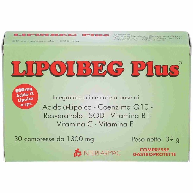 LIPOIBEG PLUS 30 COMPRESSE DA 1300 MG