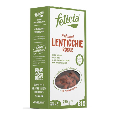 FELICIA BIO SEDANINI LENTICCHIE ROSSE 250 G