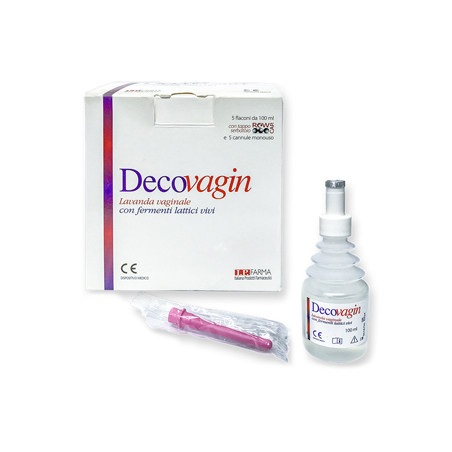 DECOVAGIN 5 FLACONI DA 100 ML + 5 CANNULE MONOUSO