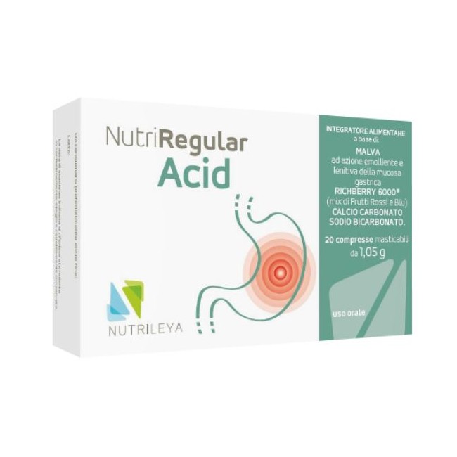 NUTRIREGULAR ACID 20 COMPRESSE MASTICABILI