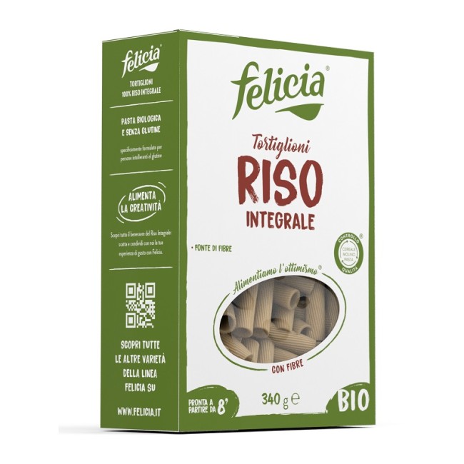 FELICIA BIO RISO INTEGRALE TORTIGLIONI 340 G