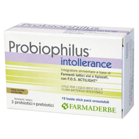 PROBIOPHILUS INTOLLERANCE 12 BUSTINE 24 G