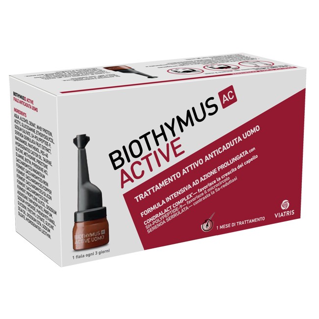 BIOTHYMUS AC ACTIVE TRATTAMENTO ATTIVO ANTICADUTA UOMO 10 FIALE 3,5 ML