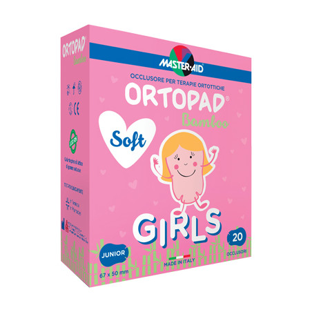 CEROTTO OCULARE PER ORTOTTICA ORTOPAD SOFT GIRLS JUNIOR 20 PEZZI