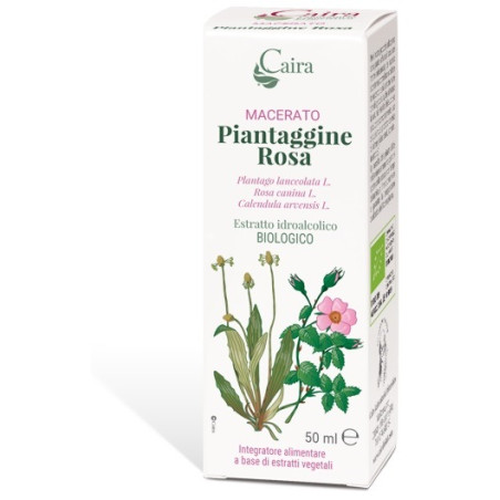 CAIRA PIANTAGGINE ROSA MACERATO IDROALCOLICO GOCCE 50 ML