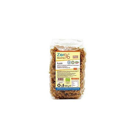 ZERO% GLUTINE FUSILLI GRANO SARACENO INTEGRALE SENZA GLUTINE250 G