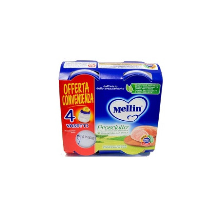 MELLIN OMOGENEIZZATO PROSCIUTTO 4 X 80G