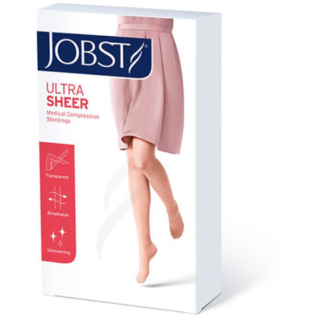 CALZA COMPRESSIVA JOBST ULTRASHEER 5-10MMHG COLLANT NATURAL 3