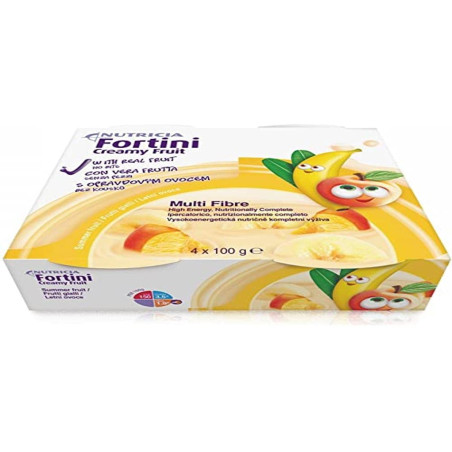 FORTINI CREAMY FRUIT MULTI FIBRE FRUTTI GIALLI 4X100 G