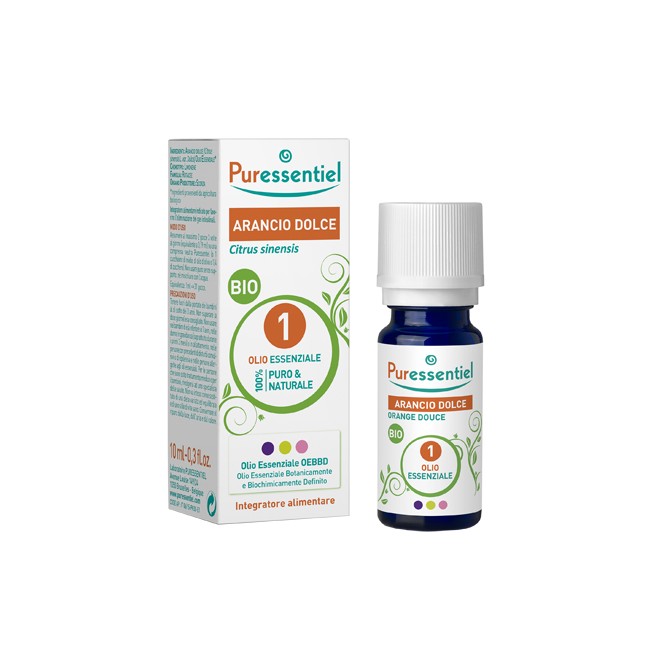 PURESSENTIEL ARANCIO DOLCE OLIO ESSENZIALE BIO 10 ML