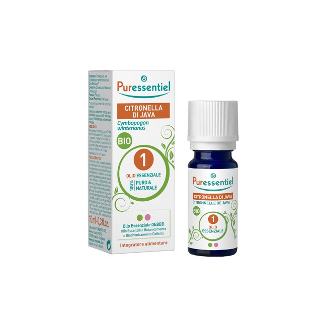 PURESSENTIEL CITRONELLA JAVA OLIO ESSENZIALE BIO 10 ML