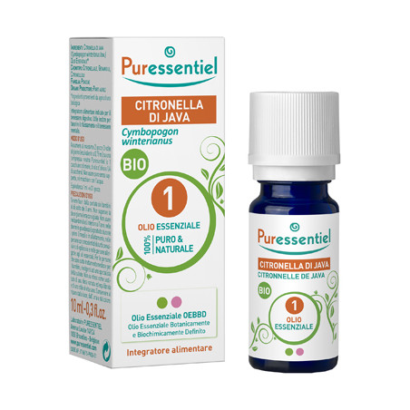 PURESSENTIEL CITRONELLA JAVA OLIO ESSENZIALE BIO 10 ML