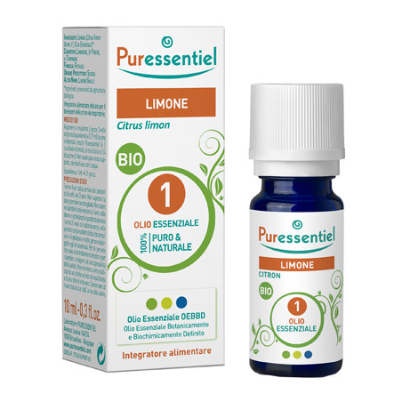 PURESSENTIEL LIMONE OLIO ESSENZIALE BIO 10 ML