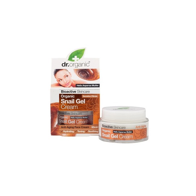 DR ORGANIC SNAIL GEL BAVA DI LUMACA CREAM CREMA VISO ANTI ETA' 50 ML