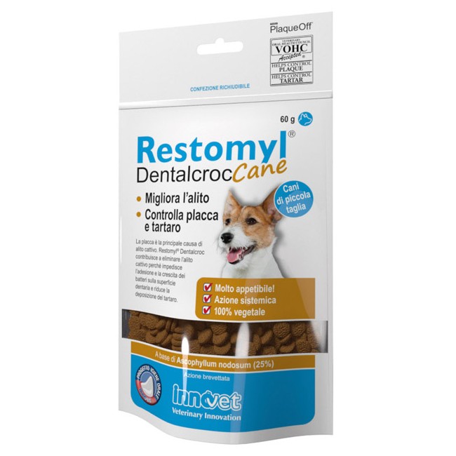 RESTOMYL DENTALCROC CANI PICCOLA TAGLIA BUSTA 60 G