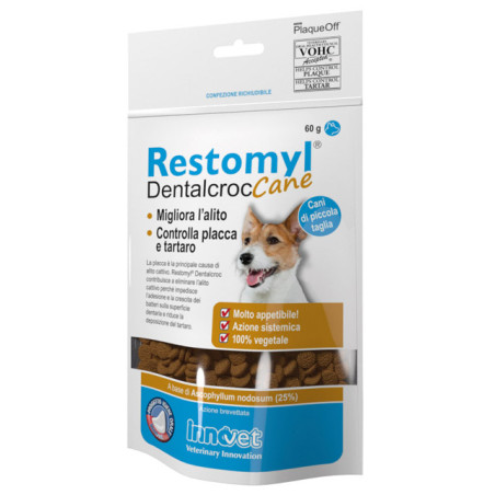 RESTOMYL DENTALCROC CANI PICCOLA TAGLIA BUSTA 60 G