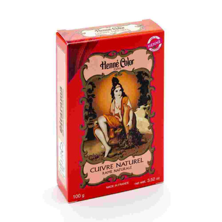 POLVERE HENNE CUIVRE ROSSO RAME NATURALE HENNE COLOR POLVERE VEGETALE COLORANTE RIFLESSANTE 100 G