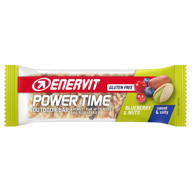 Enervit Power Time Barretta Gusto Arachidi E Mirtilli 30g