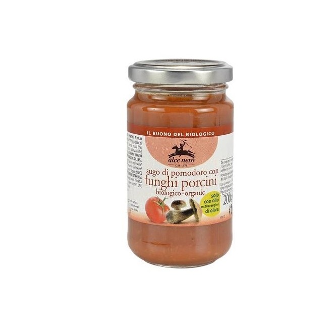 SUGO DI POMODORO CON FUNGHI PORCINI BIO 200 G