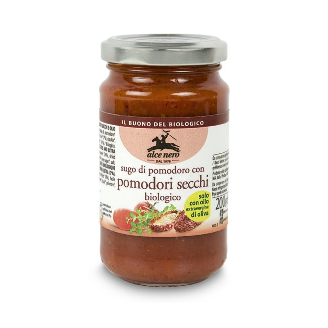 SALSA CON POMODORI SECCHI BIO 200 G