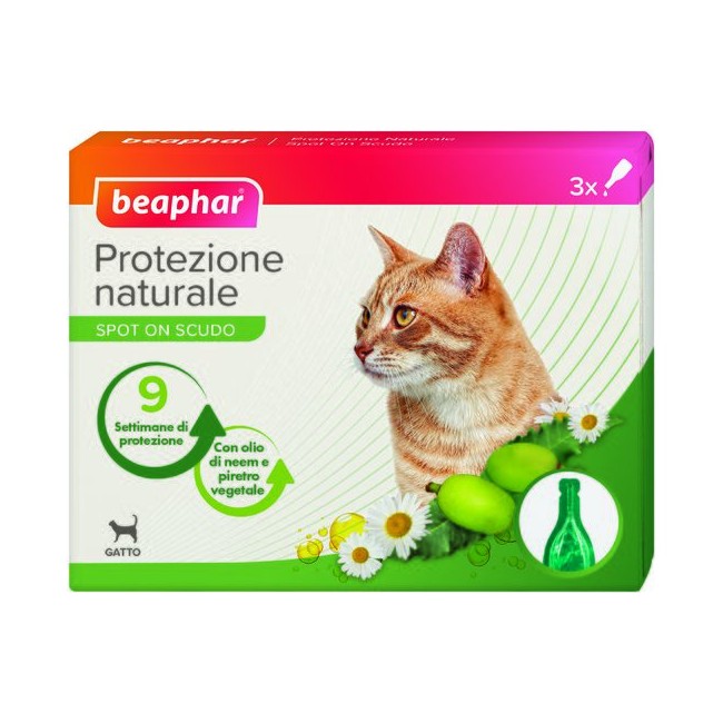 PROTEZIONE NAT SPOT ON GATTO 3 PIPETTE DA 1 ML