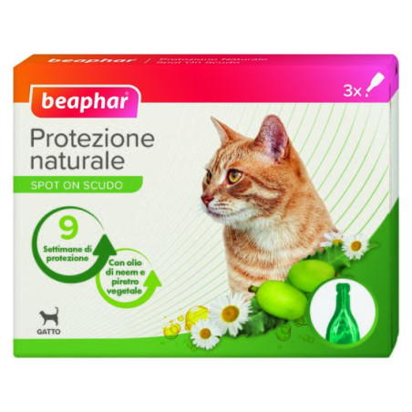 PROTEZIONE NAT SPOT ON GATTO 3 PIPETTE DA 1 ML