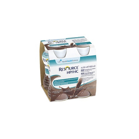 RESOURCE HP/HC CIOCCOLATO 4 BOTTIGLIE 200 ML