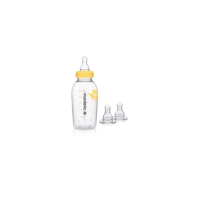 BIBERON CON TETTARELLA FLUSSO MEDIO 250 ML