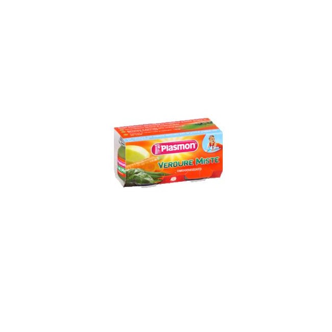 PLASMON OMOGENEIZZATO VERDURE MISTE 80 G X 2 PEZZI