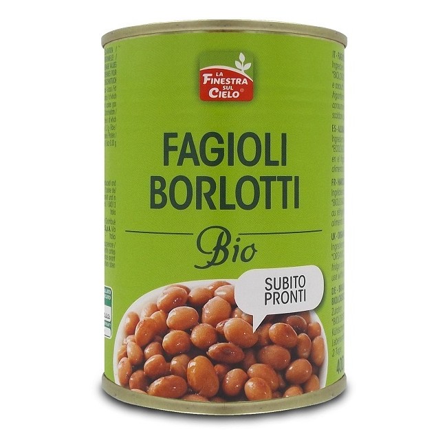 FAGIOLI BORLOTTI PRONTI BIO