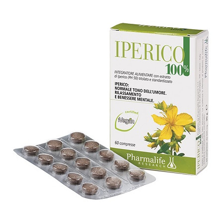 Pharmalife Research Iperico 100% Integratore Alimentare 60 Compresse