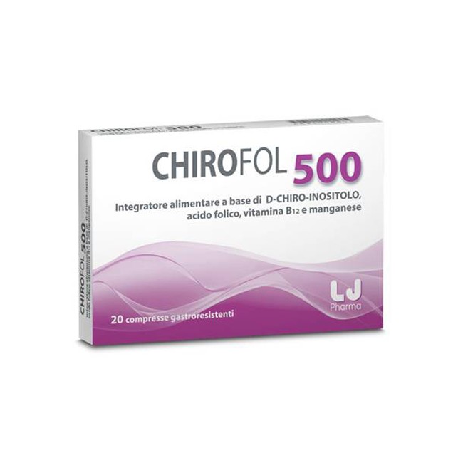 CHIROFOL 500 20 COMPRESSE GASTRORESISTENTI