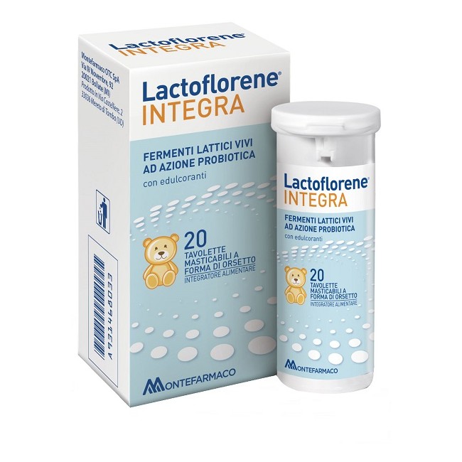 Lactoflorene Integra Integratore Alimentare 20 Tavolette Masticabili