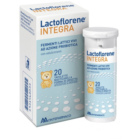 Lactoflorene Integra Integratore Alimentare 20 Tavolette Masticabili