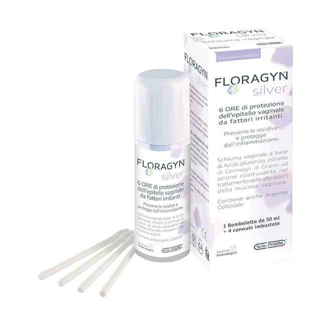 FLORAGYN SILVER SCHIUMA VAGINALE CON ARGENTO COLLOIDALE 50 ML