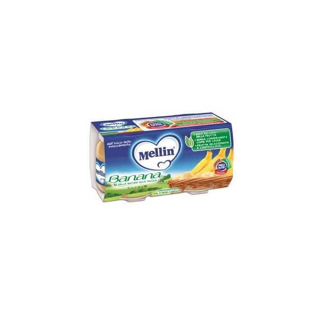 MELLIN OMOGENEIZZATO BANANA 100 G 2 PEZZI