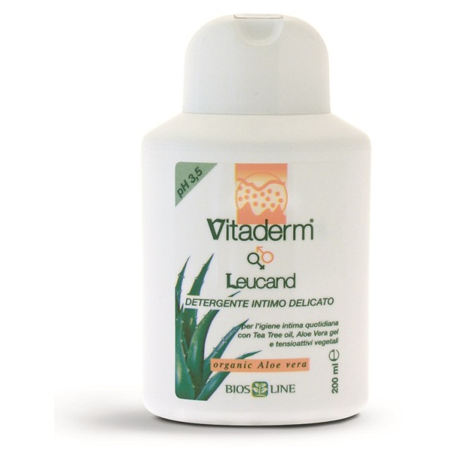 BIOSLINE VITADERM LEUCAND DETERGENTE INTIMO 200 ML scatola nuova