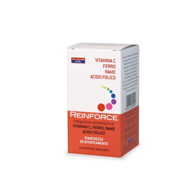 REINFORCE FERRO + VITAMINA C + RAME + ACIDO FOLICO