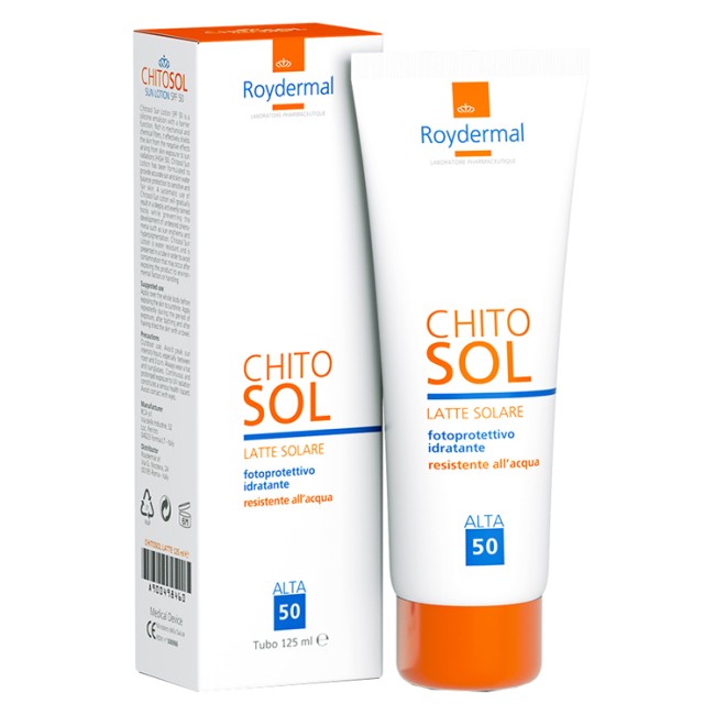 CHITOSOL LATTE SOLARE FP 50 TUBO 125 ML