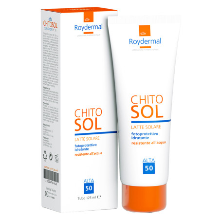 CHITOSOL LATTE SOLARE FP 50 TUBO 125 ML