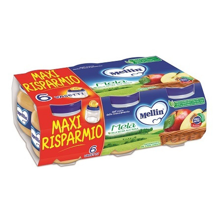 MELLIN OMOGENEIZZATO MELA 100 G 6 PEZZI