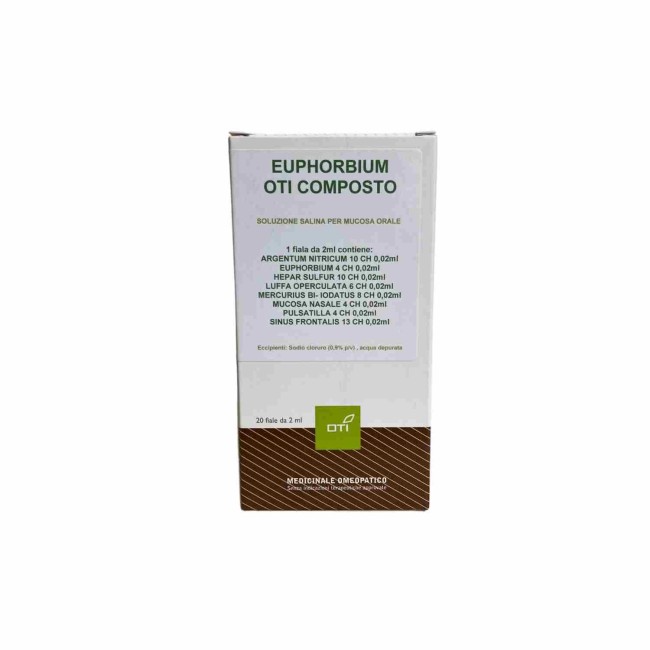 EUPHORBIUM OTI COMPOSTO 20 FIALE FISIOLOGICHE 2ML