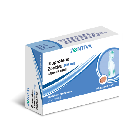 IBUPROFENE ZEN*24CPS MOL 200MG