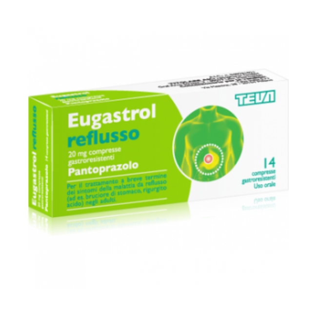 EUGASTROL REFLUSSO*14CPR 20MG