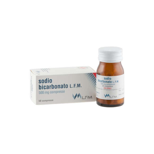 SODIO BICARB*50CPR 500MG FL