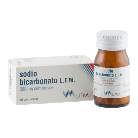 SODIO BICARB*50CPR 500MG FL