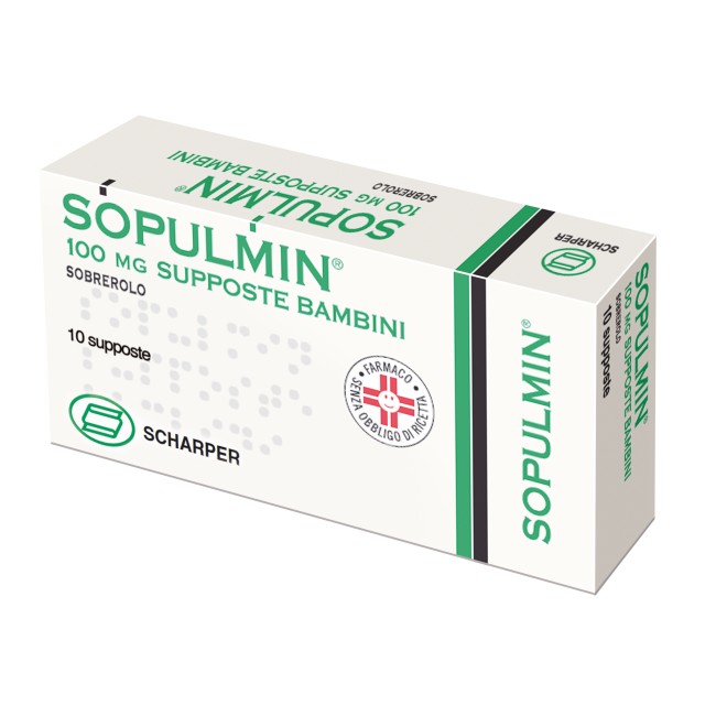 SOPULMIN*BB 10SUPP 100MG