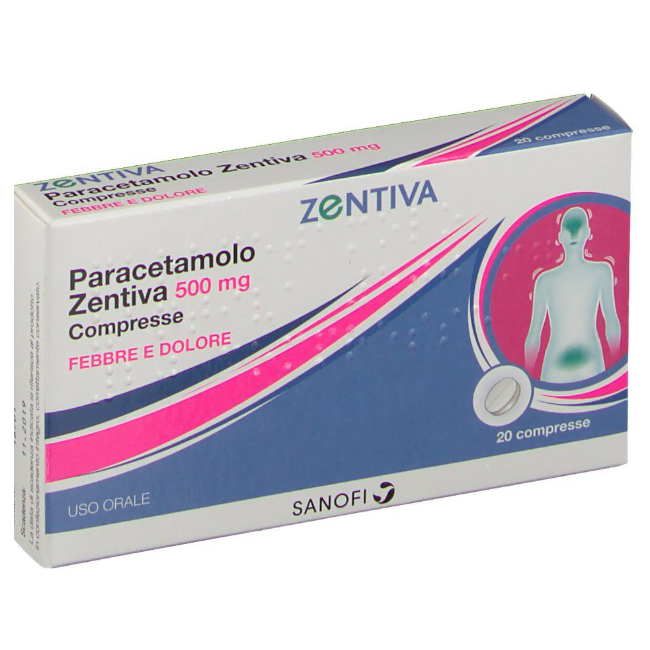 PARACETAMOLO ZEN*20CPR 500MG