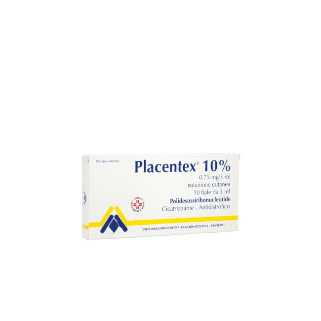 PLACENTEX*SOL CUT 10F 0,75MG